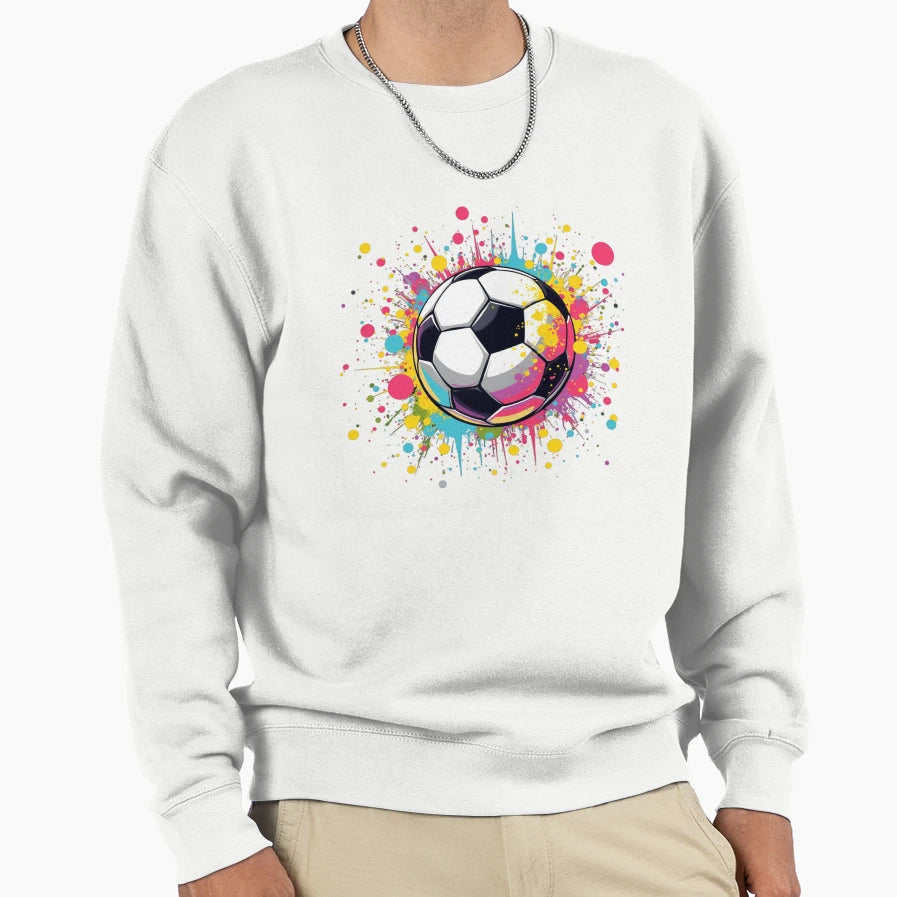 Soccer Ball Sweatshirt - Unique Graphic for Adults - T-Shirt, Sweatshirt, Hoodie