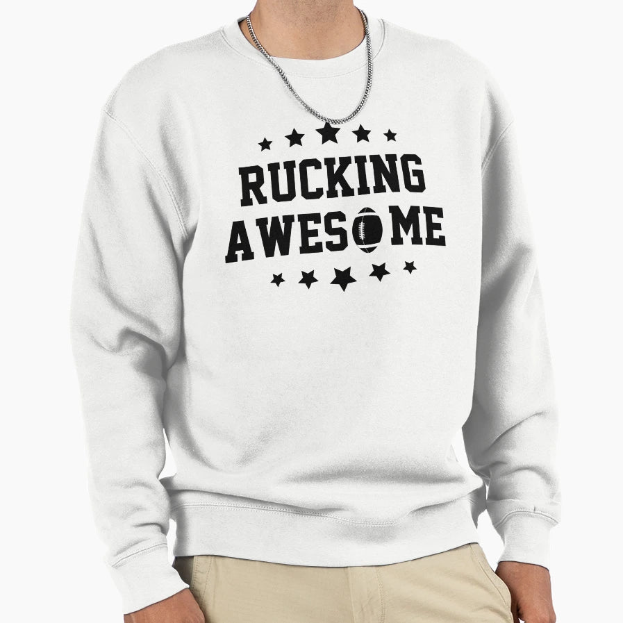 Rucking Awesome American Rugby Sweatshirt - Aesthetic Graphic for Adults - T-Shirt, Sweatshirt, Hoodie