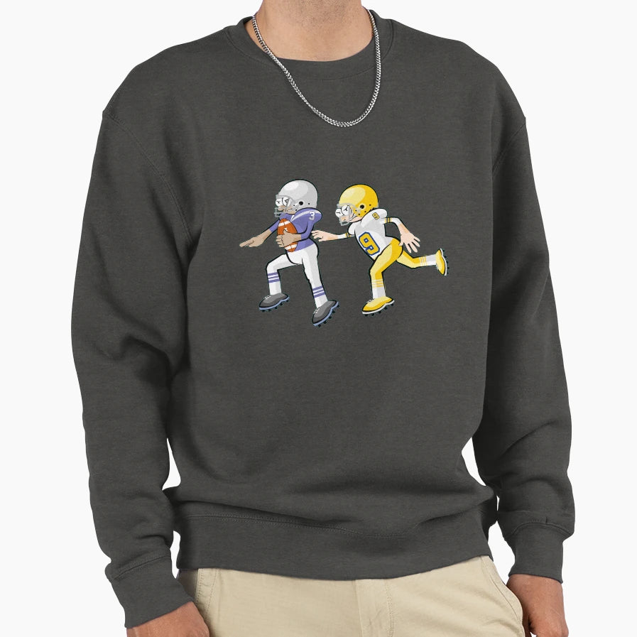 American Football Cartoon 13 41 Sweatshirt - Aesthetic Graphic Unisex - T-Shirt, Sweatshirt, Hoodie