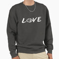 Love Football Sweatshirt - Casual Everyday Wear Men Women - T-Shirt, Sweatshirt, Hoodie