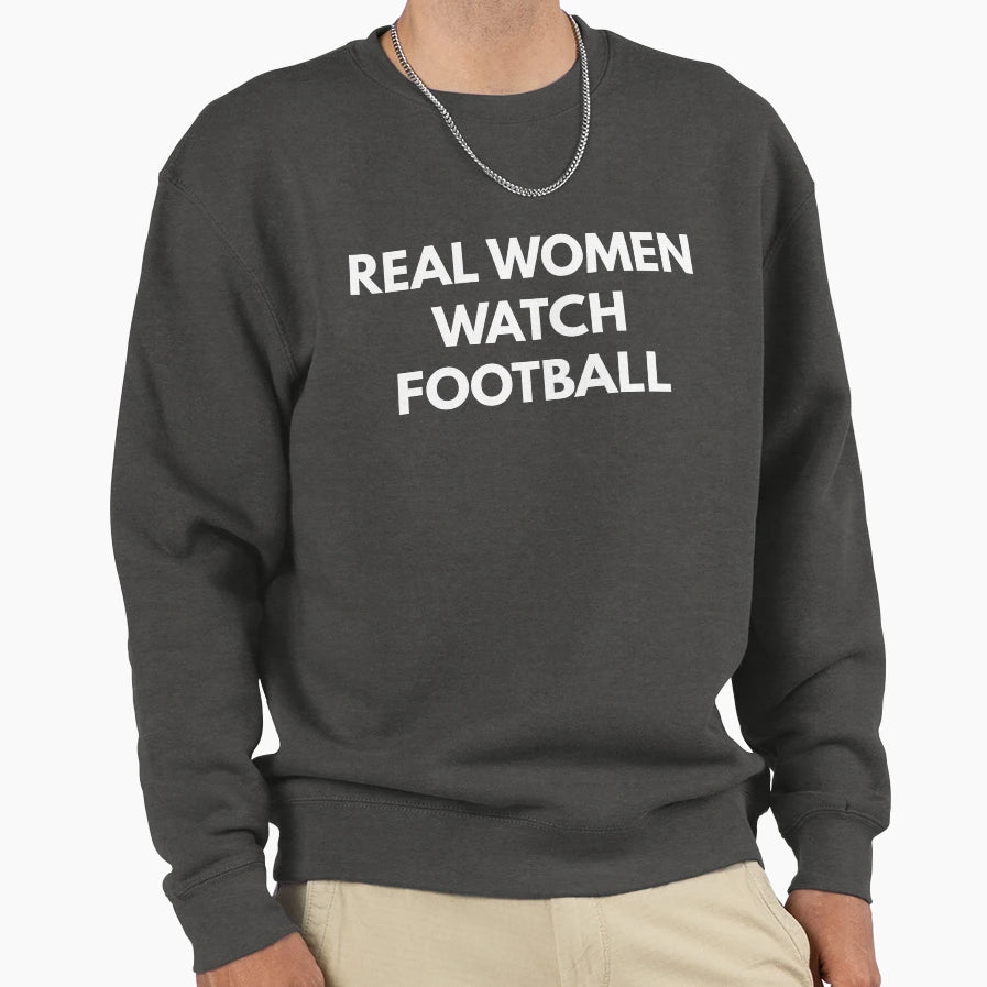 Real Watch Football T-Shirt - Graphic Print Unisex - T-Shirt, Sweatshirt, Hoodie
