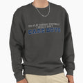 I Really Dont Care Silver Blue Sweatshirt - Minimalist Print for Adults - T-Shirt, Sweatshirt, Hoodie