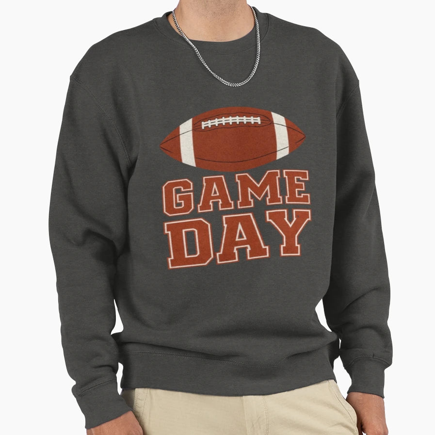 Game Day Football Sports Lover Sweatshirt - Custom Art Print Men Women - T-Shirt, Sweatshirt, Hoodie