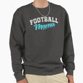 Football Mama Blue T-Shirt - Graphic Print Unisex - T-Shirt, Sweatshirt, Hoodie