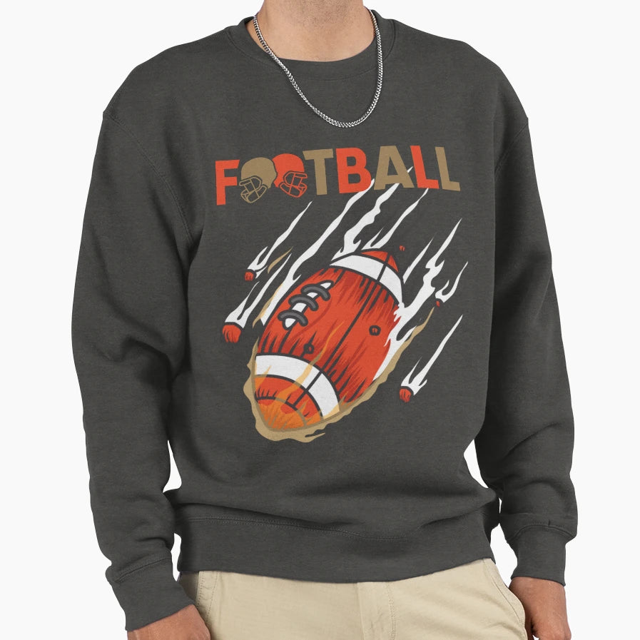 Football Season Sweatshirt - Fun Novelty Design for Adults - T-Shirt, Sweatshirt, Hoodie