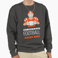 Cincinnati Football Game Day Sweatshirt - Minimalist Print Unisex - T-Shirt, Sweatshirt, Hoodie