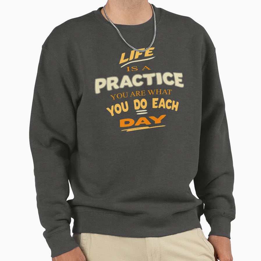 Motivational Determination Sweatshirt - Minimalist Print Unisex - T-Shirt, Sweatshirt, Hoodie