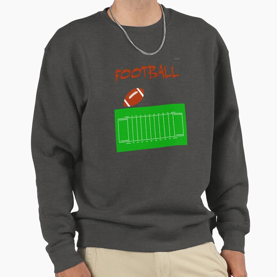 Football 2 Sweatshirt - Minimalist Print Men Women - T-Shirt, Sweatshirt, Hoodie