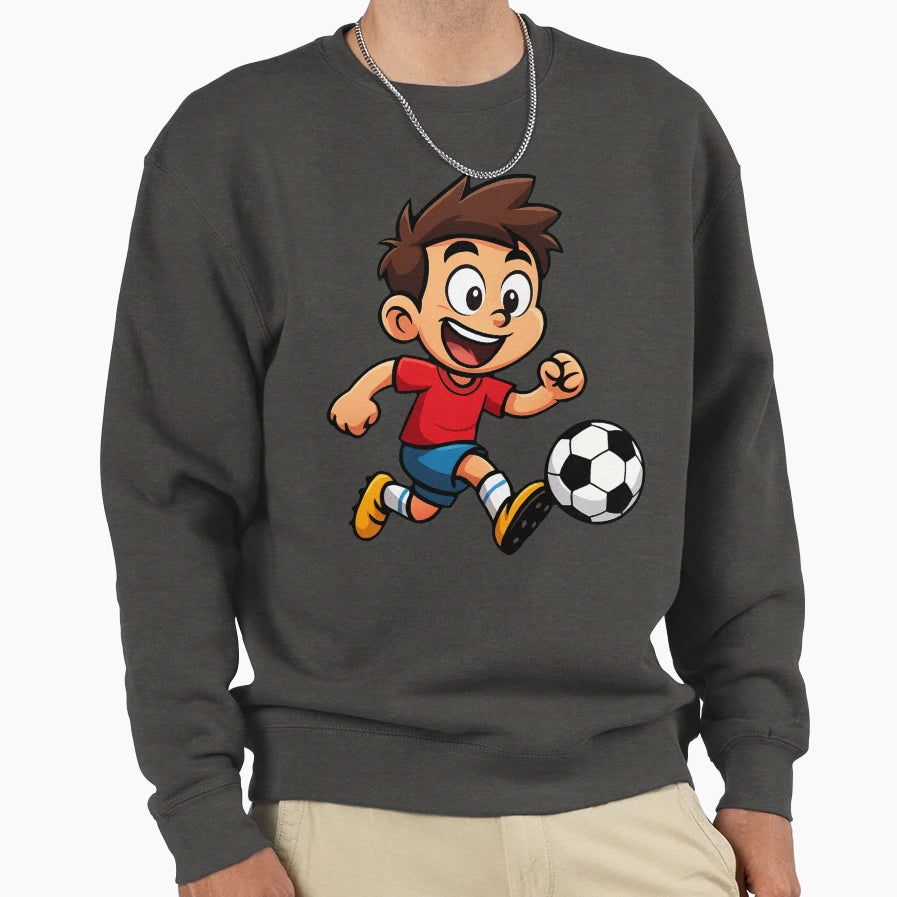 Play Soccer Sweatshirt - Trendy Graphic Unisex - T-Shirt, Sweatshirt, Hoodie