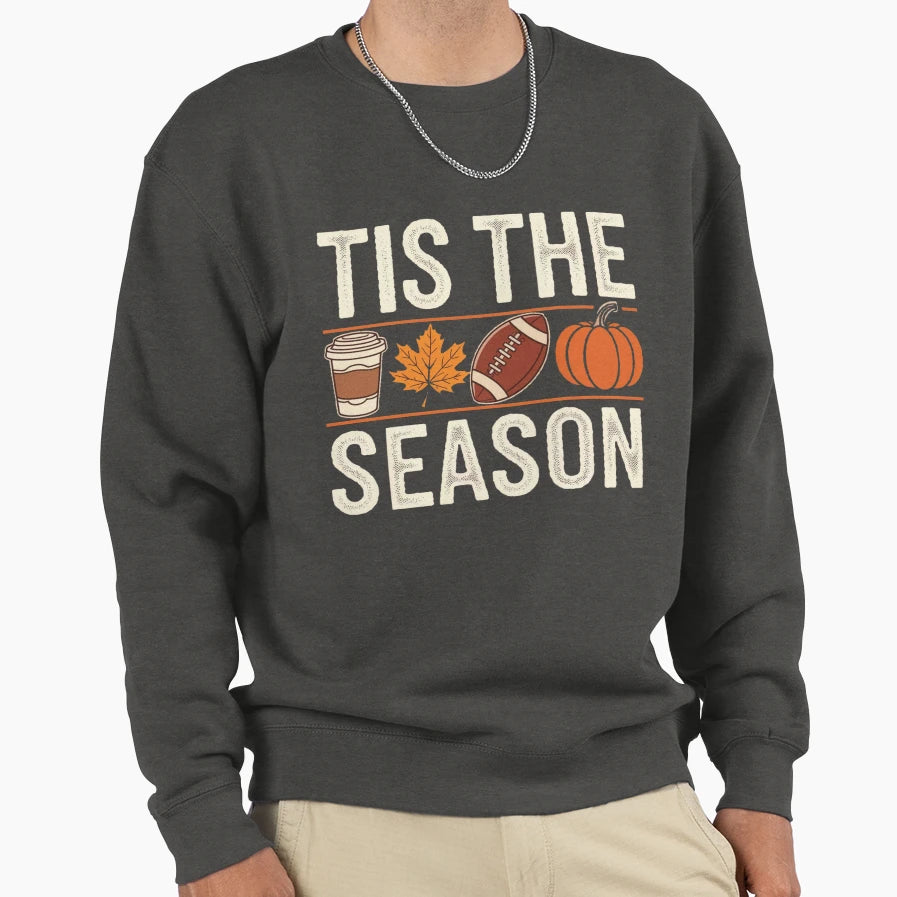 Thanksgiving Dinner Fall Season Sweatshirt - Graphic Print Unisex - T-Shirt, Sweatshirt, Hoodie