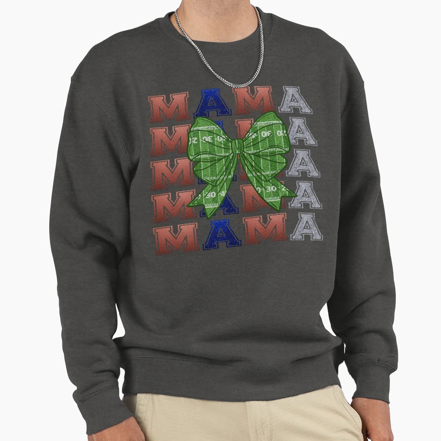 Football Mama Sweatshirt - Casual Everyday Wear for Adults - T-Shirt, Sweatshirt, Hoodie