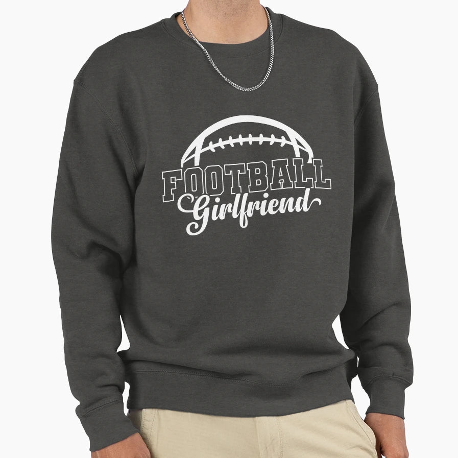 Football Girlfriend Sweatshirt - Trendy Graphic Men Women - T-Shirt, Sweatshirt, Hoodie