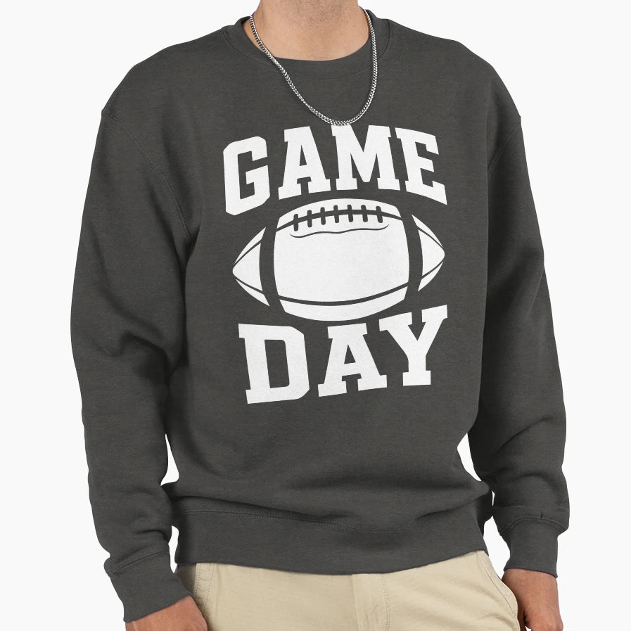 Game Day Football Sweatshirt - Novelty Apparel for Adults - T-Shirt, Sweatshirt, Hoodie