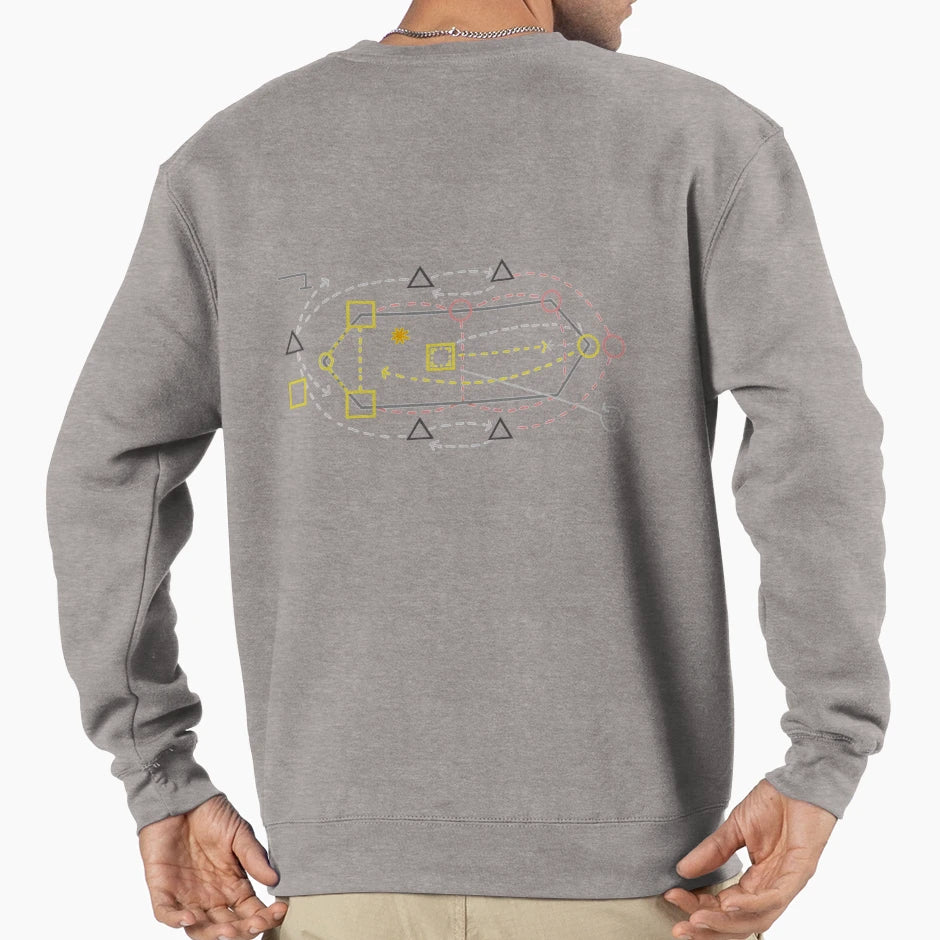 Whack Bat Diagram Sweatshirt - Custom Art Print Men Women - T-Shirt, Sweatshirt, Hoodie