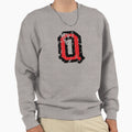 Letter Q Distressed Two Color Sweatshirt - Novelty Apparel for Adults - T-Shirt, Sweatshirt, Hoodie