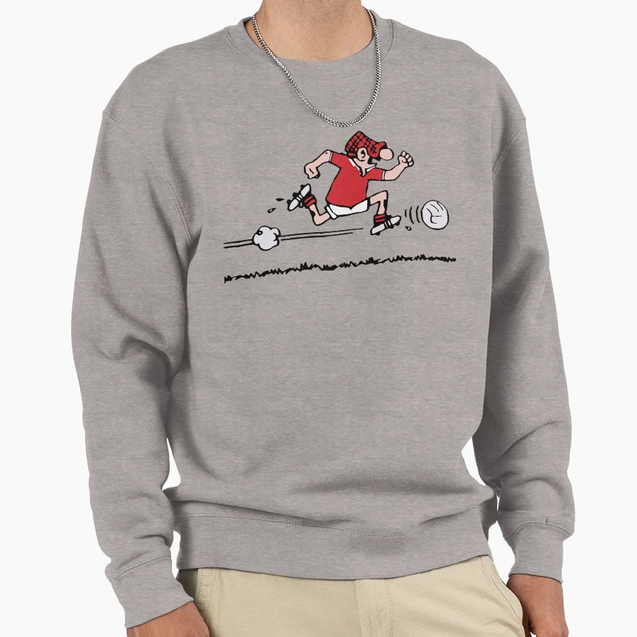 Andy Capp Football Sweatshirt - Aesthetic Graphic for Adults - T-Shirt, Sweatshirt, Hoodie