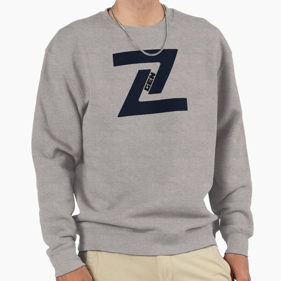 Abstract Generation Z Black Sweatshirt - Custom Art Print Men Women - T-Shirt, Sweatshirt, Hoodie