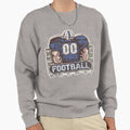 00 Football Rocks Blue Team Sweatshirt - Aesthetic Graphic for Adults - T-Shirt, Sweatshirt, Hoodie