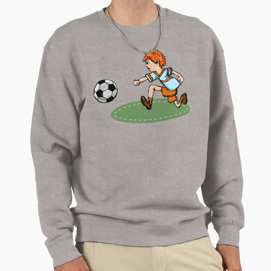 Playing Football Sweatshirt - Casual Everyday Wear for Adults - T-Shirt, Sweatshirt, Hoodie