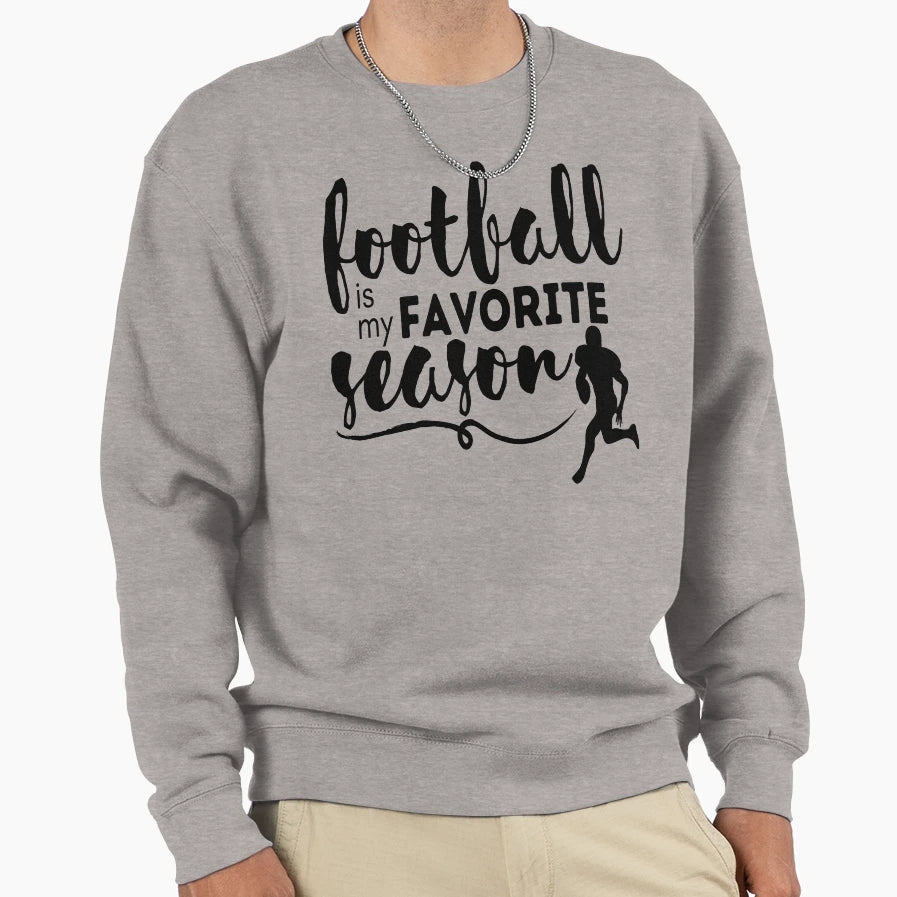 Football Is My Favorite Season Sweatshirt - Aesthetic Graphic for Adults - T-Shirt, Sweatshirt, Hoodie