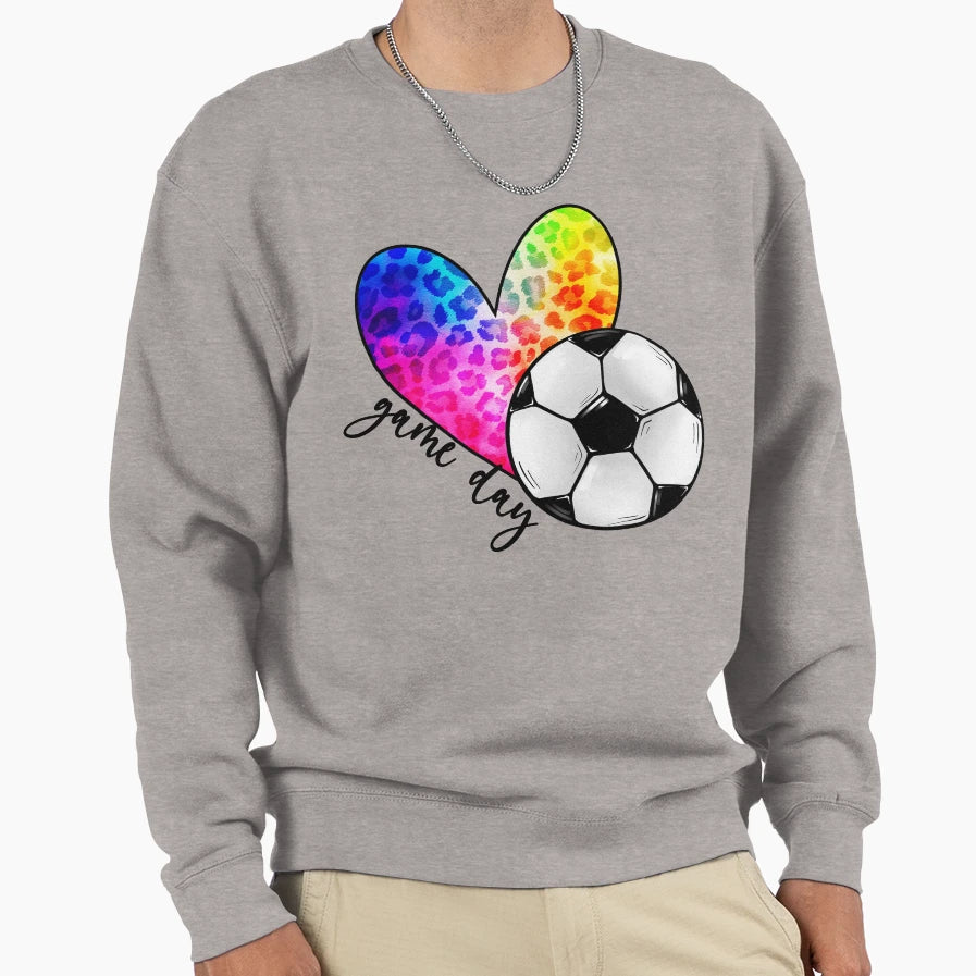 Soccer Game Day Gift Soccer Lovers Sweatshirt - Trendy Graphic Men Women - T-Shirt, Sweatshirt, Hoodie