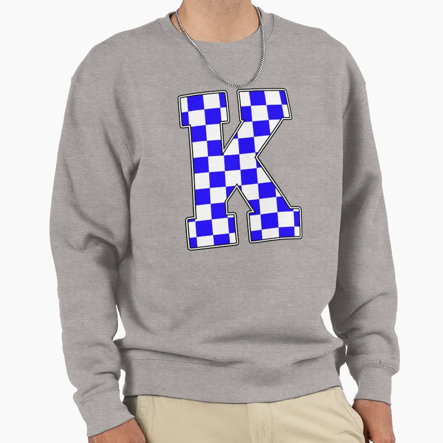 Kentucky Checkerboard K Sweatshirt - Minimalist Print Men Women - T-Shirt, Sweatshirt, Hoodie