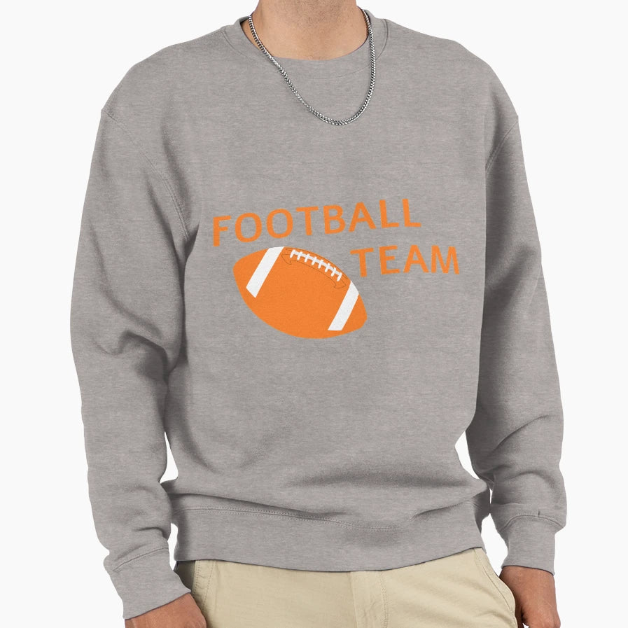 Football Team Sweatshirt - Trendy Graphic for Adults - T-Shirt, Sweatshirt, Hoodie