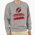 American Football Lover Simple Black Sweatshirt - Unique Graphic Unisex - T-Shirt, Sweatshirt, Hoodie