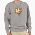 Soccer Ball Art Sweatshirt - Fun Novelty Design for Adults - T-Shirt, Sweatshirt, Hoodie