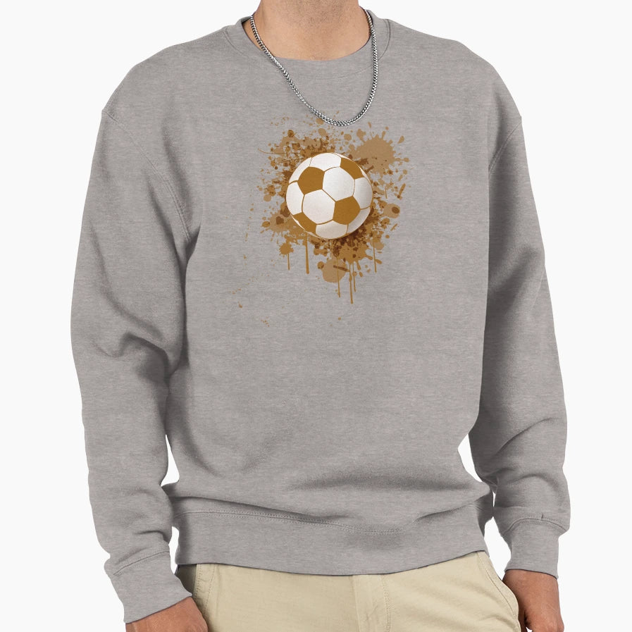 Soccer Ball Art Sweatshirt - Fun Novelty Design for Adults - T-Shirt, Sweatshirt, Hoodie