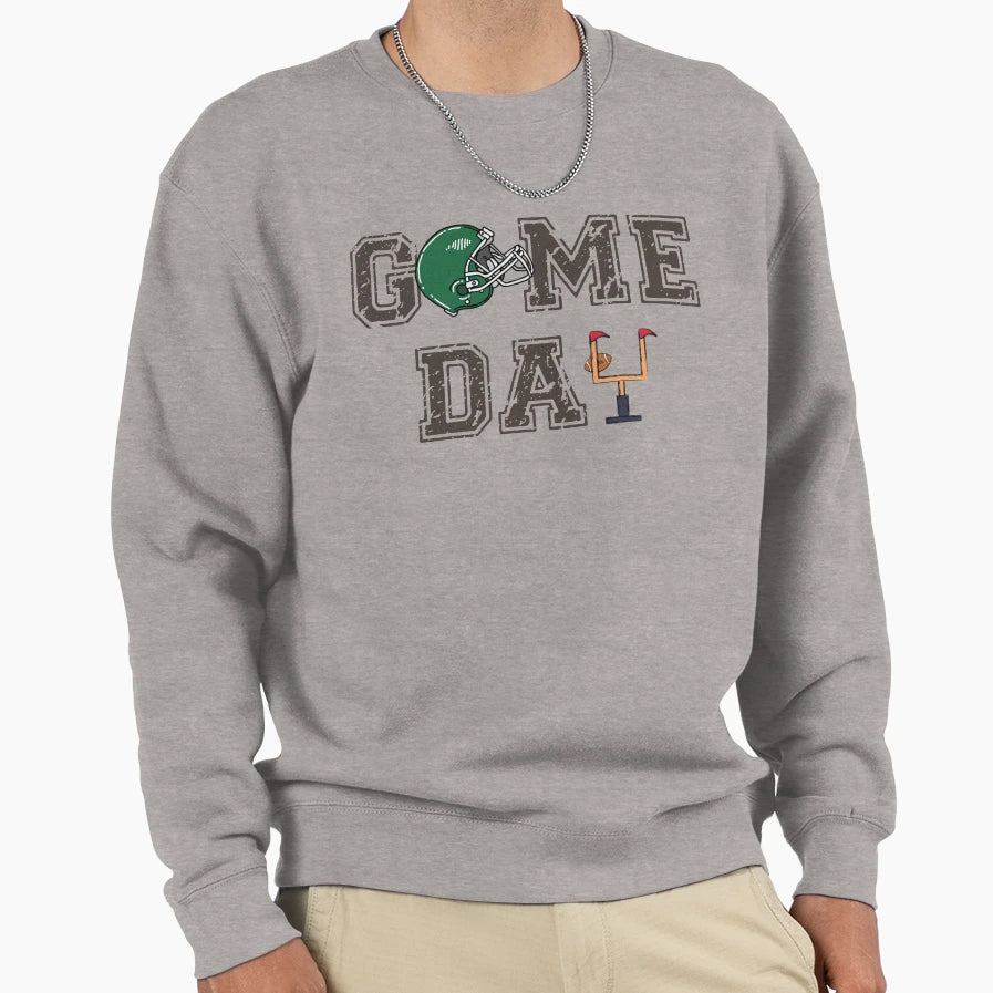 Game Day Football Sunday Sweatshirt - Graphic Print Men Women - T-Shirt, Sweatshirt, Hoodie
