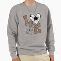 Love Soccer Heart Leopard Lettering Sweatshirt - Streetwear Style Unisex - T-Shirt, Sweatshirt, Hoodie