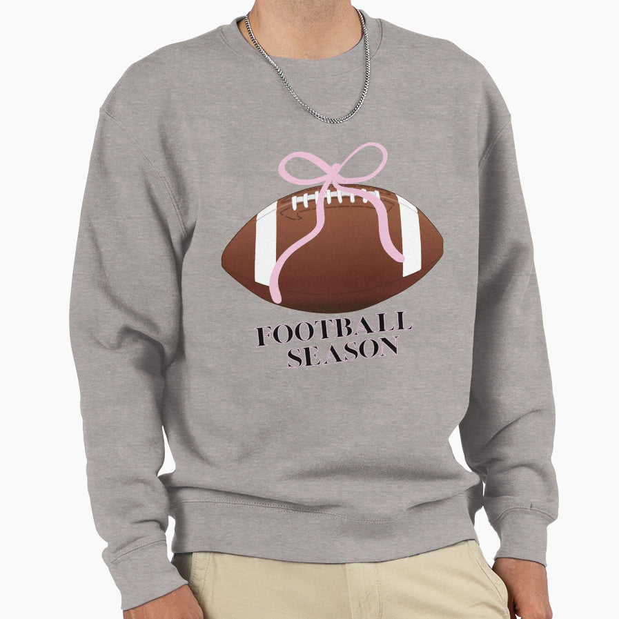 Girly Football Season Sweatshirt - Trendy Graphic for Adults - T-Shirt, Sweatshirt, Hoodie