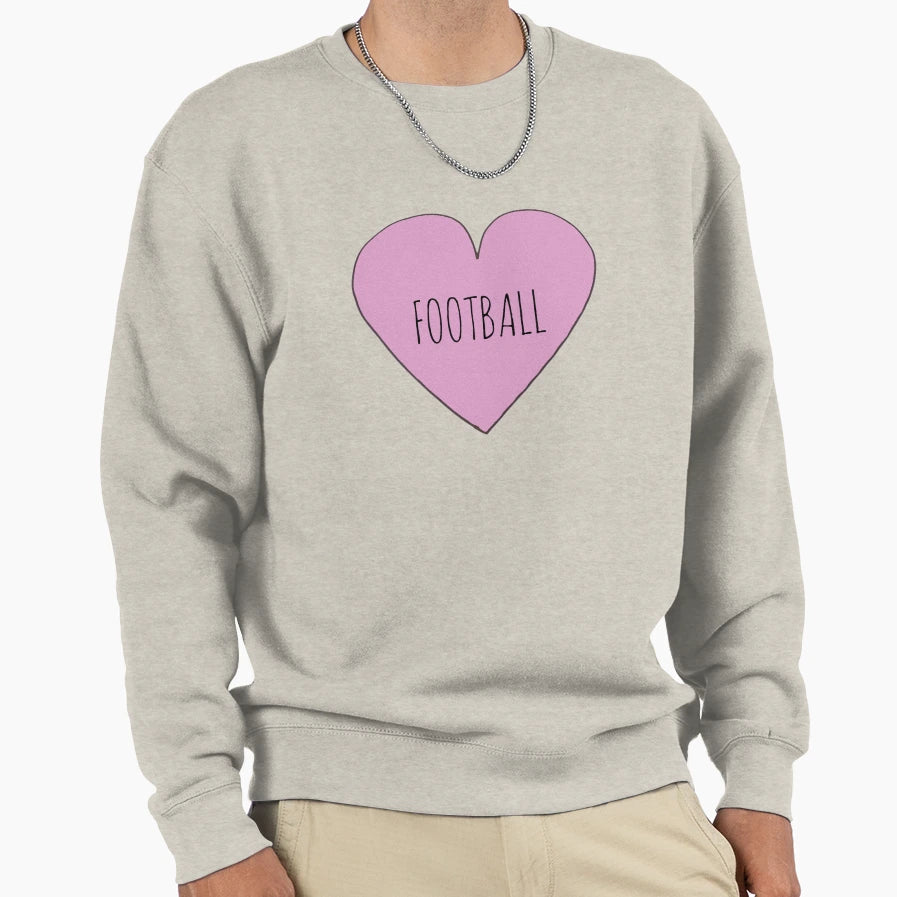 Football Love Sweatshirt - Unique Graphic Unisex - T-Shirt, Sweatshirt, Hoodie