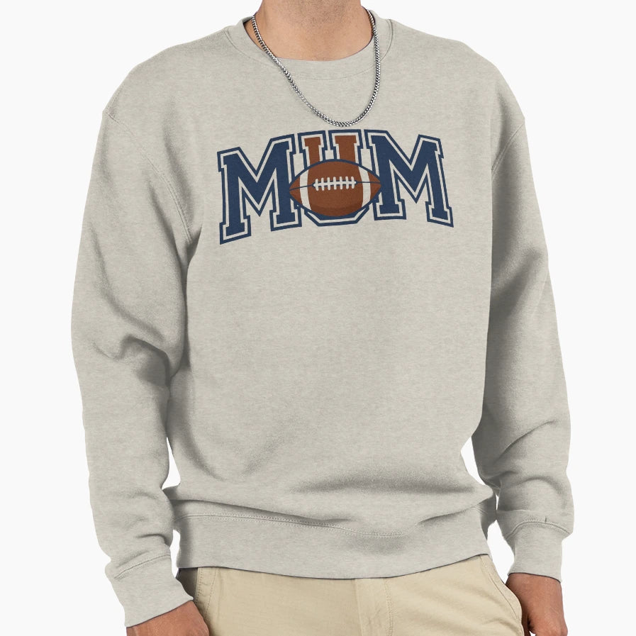 Custom American Football Sports Logo Sweatshirt - Graphic Print for Adults - T-Shirt, Sweatshirt, Hoodie