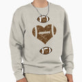 Valentines Heart Football Sweatshirt - Graphic Print Unisex - T-Shirt, Sweatshirt, Hoodie