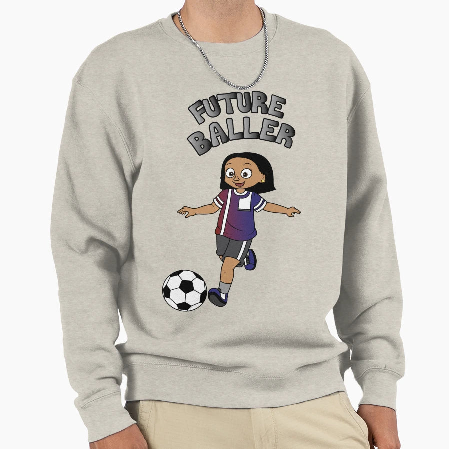 Future Baller South Asian Sweatshirt - Unique Graphic for Adults - T-Shirt, Sweatshirt, Hoodie