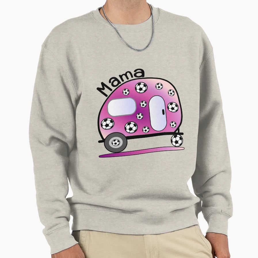 Camping Soccer Athlete Sweatshirt - Fun Novelty Design for Adults - T-Shirt, Sweatshirt, Hoodie