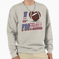 I Love Football Sweatshirt - Trendy Graphic for Adults - T-Shirt, Sweatshirt, Hoodie