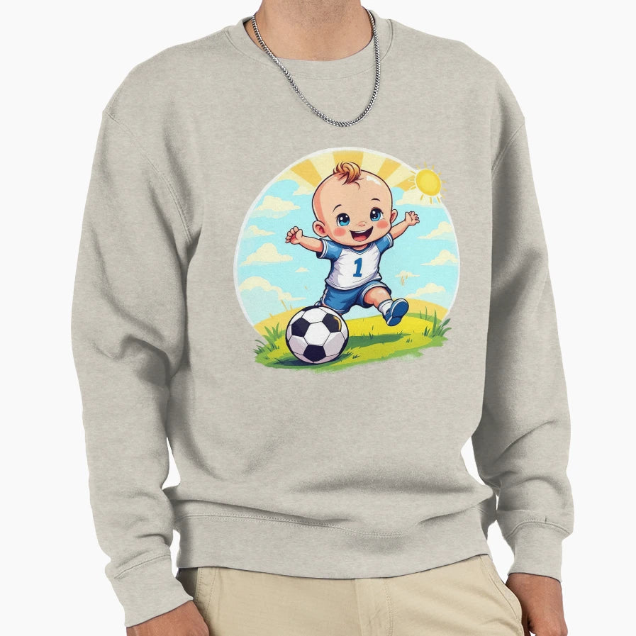 Number 1 Soccer Little Football Player T-Shirt - Graphic Print for Adults - T-Shirt, Sweatshirt, Hoodie