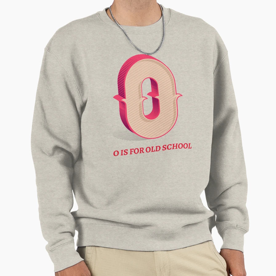 Capital Letter O Sweatshirt - Novelty Apparel Men Women - T-Shirt, Sweatshirt, Hoodie