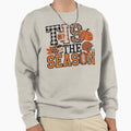 Tis Season Football Pumpkin Sweatshirt - Casual Everyday Wear for Adults - T-Shirt, Sweatshirt, Hoodie