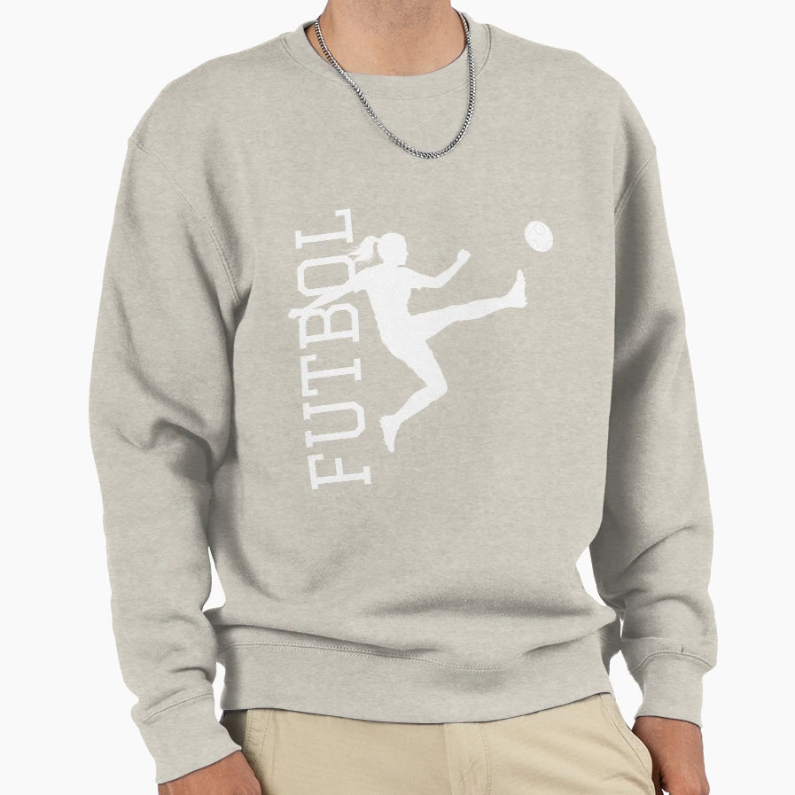 Womens Soccer Silhouette Soccer Sweatshirt - Minimalist Print Unisex - T-Shirt, Sweatshirt, Hoodie