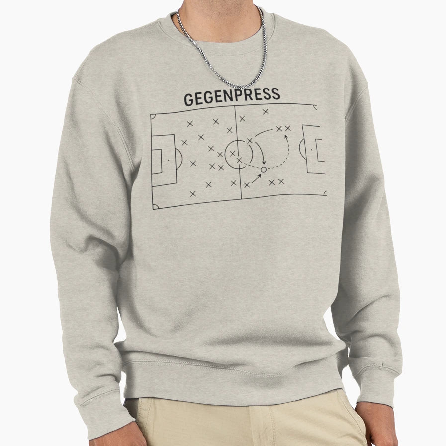 Gegenpress Football Manager Sweatshirt - Casual Everyday Wear Men Women - T-Shirt, Sweatshirt, Hoodie