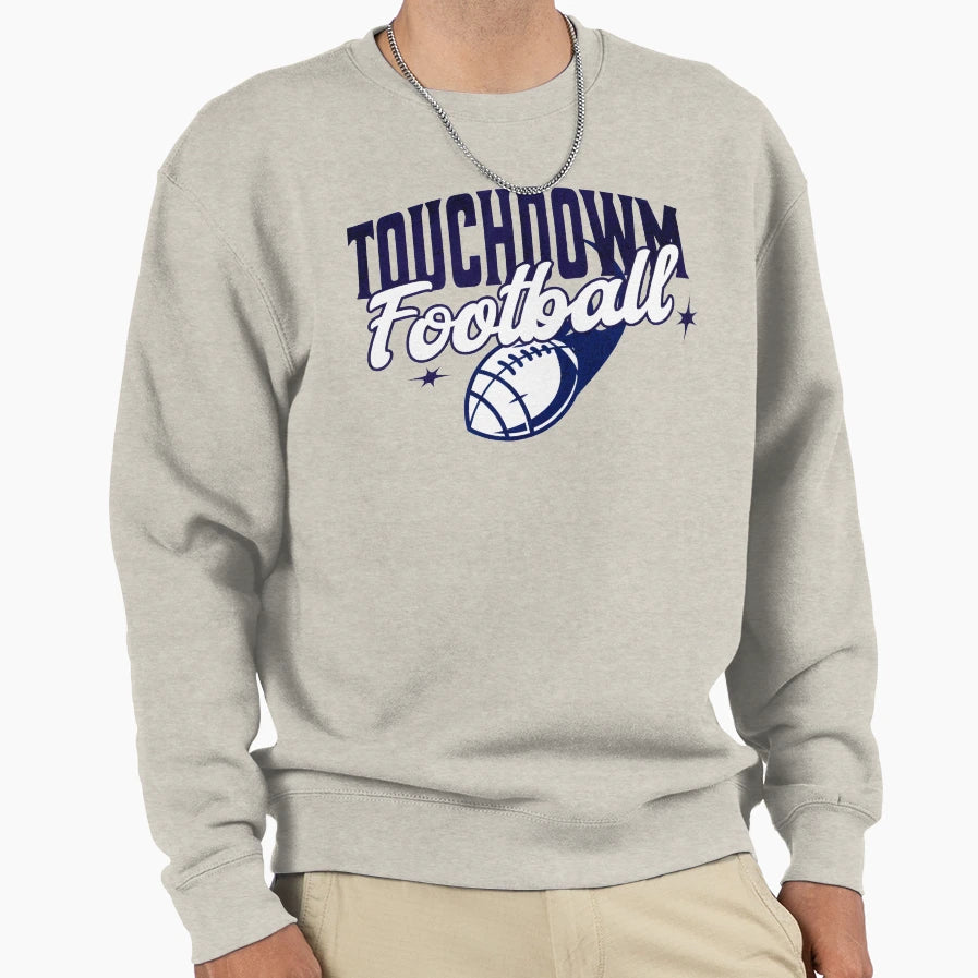 Touchdown Football American Football Sweatshirt - Aesthetic Graphic Unisex - T-Shirt, Sweatshirt, Hoodie