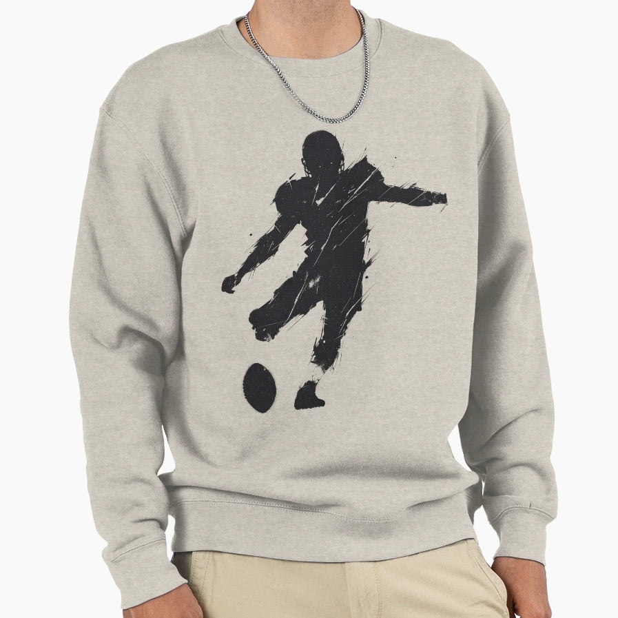 Kickoff Silhouette Sweatshirt - Aesthetic Graphic Unisex - T-Shirt, Sweatshirt, Hoodie