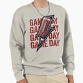 Game Day Lightning Bolt Football Sweatshirt - Fun Novelty Design Men Women - T-Shirt, Sweatshirt, Hoodie