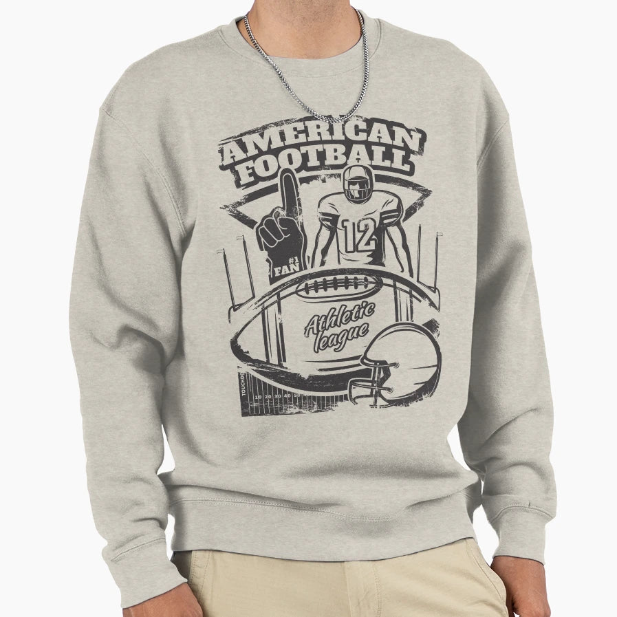 American Football Sweatshirt - Streetwear Style Unisex - T-Shirt, Sweatshirt, Hoodie