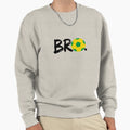 Bro Soccer Ball Minimal Sporty Sweatshirt - Custom Art Print Men Women - T-Shirt, Sweatshirt, Hoodie