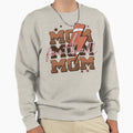 Mom Mom Mom Football Mothers Day Sweatshirt - Minimalist Print Men Women - T-Shirt, Sweatshirt, Hoodie